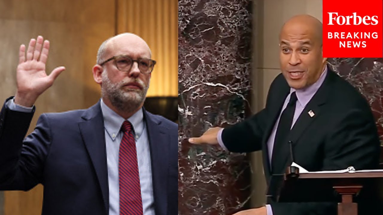 Cory Booker Reads Russell Vought's Own Words To Highlight How 'Flagrantly Defiant' He Is To The Law