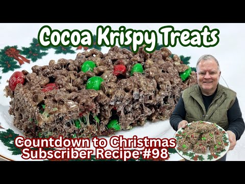 Cocoa Krispy Treats -A Favorite for Kids & Adults-Adaptable for Every Holiday! Subscriber Recipe #98