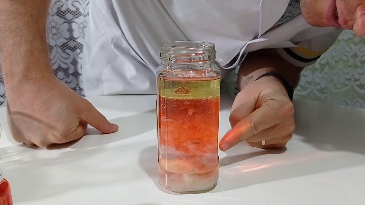 AULA PRÁTICA - EFEITO LAVA : COM ÁGUA, ÓLEO E SAL