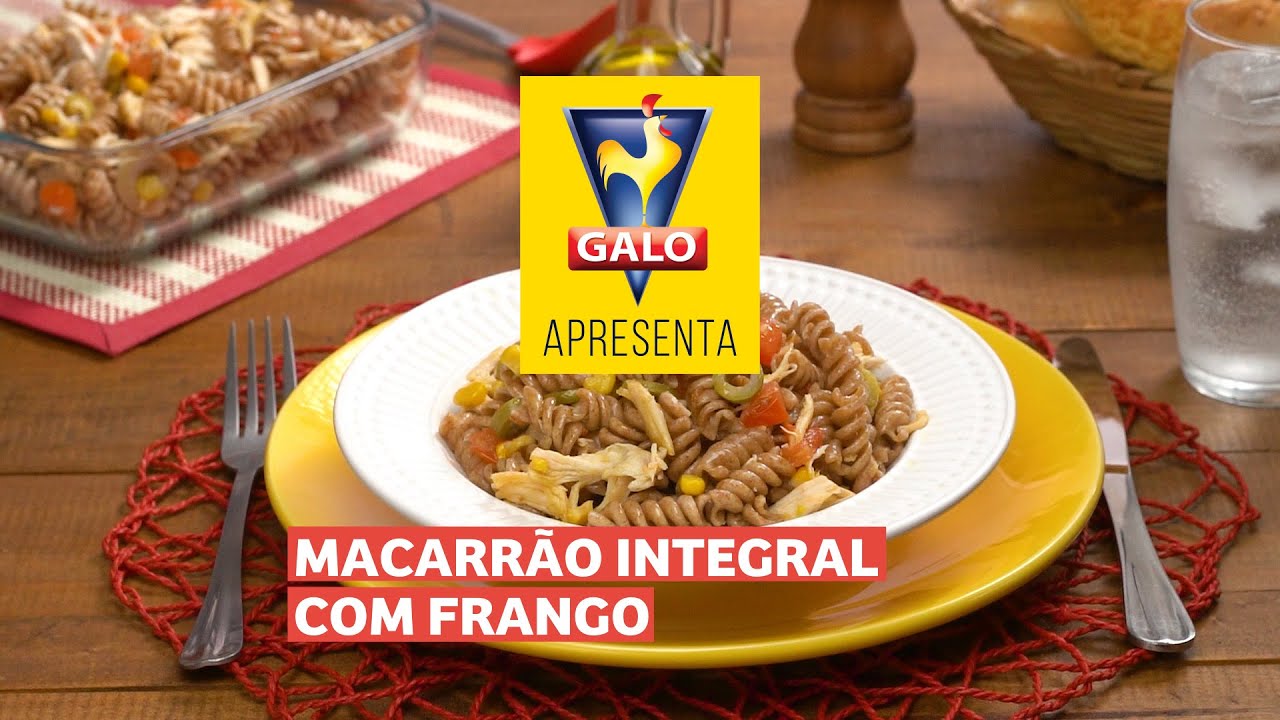 Macarrão Integral com Frango