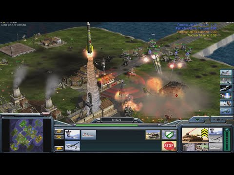 3 USA vs 3 CHINA $10k - Command & Conquer Generals Zero Hour - 3 vs 3 HARD Gameplay