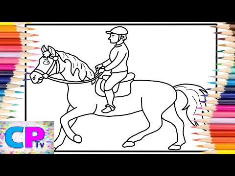 Horse and Rider Coloring Pages/Horse Riding Lessons/Different Heaven - Safe And Sound [NCS Release]