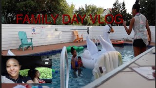 FAMILY VACTION IN OUTER BANKS NC | VLOG DAY 2 WALMART RUN+ BABIES FIRST TIME IN POOL 🤩