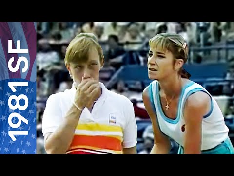 Martina Navratilova vs Chris Evert Highlights | 1981 US Open Semifinal