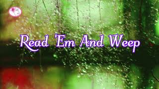 Read 'Em And Weep ~ Barry Manilow