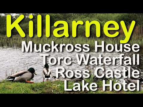 Killarney, Ireland excursions to Ross Castle, Muckross House, Torc Falls, Lake Hotel