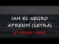 I Am El Negro - Aprendí (LETRA)