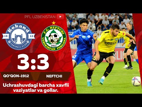QO‘QON-1912 — NEFTCHI 3:3 Coca-Cola Superliga. 14-tur