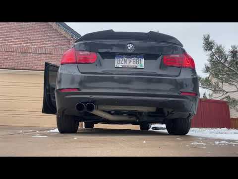 BMW 328 with stage 1 91o burble map cold start (less than 32°)crazy deep noise *UNPLANNED PREGNANCY*