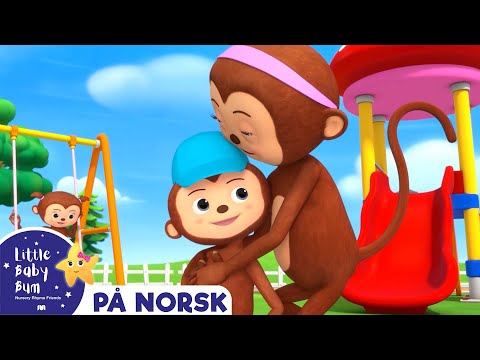Fem apekatter | Little Baby Bum Norsk | Babysanger