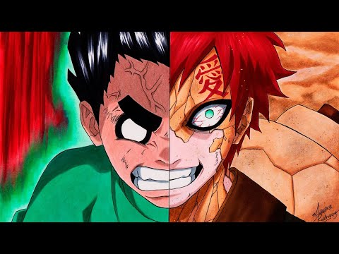 Rock lee vs gaara| Money in the grave|Amv