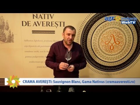 Vinuri Crama Averești: Sauvignon Blanc (Gama Nativus)