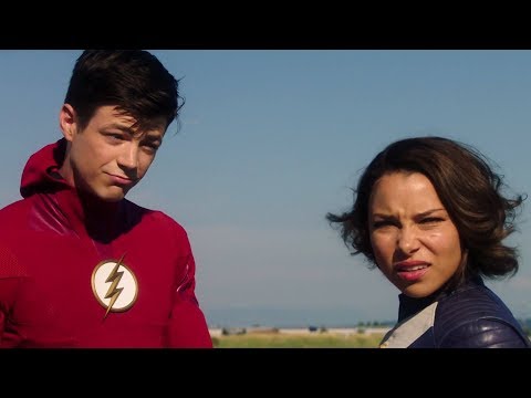 The Flash 5x02 Barry training Nora deleted scene