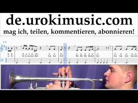 Trompetenunterricht Imagine Dragons - Natural Noten Lernen um-ih995