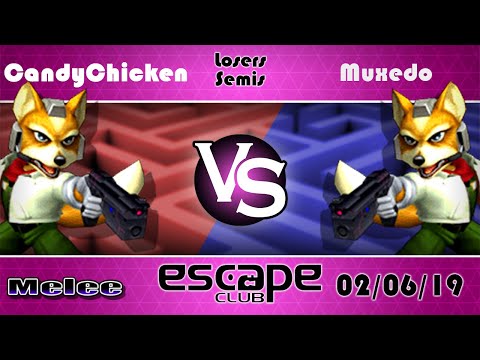 CandyChicken (Fox) vs. Muxedo (Sheik, Fox) - Losers Semis - ESC#2
