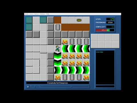 CCLP3 level 129 solution - 551 seconds