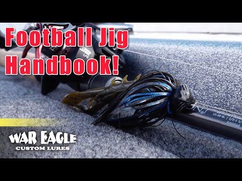 Mastering Cold Water Fishing with Luke Palmer's Football Jig Guide! (War Eagle Pro Football Jig)