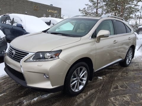 New Tan on Parchment 2015 Lexus RX 350 AWD Sportdesign Edition Review - East Edmonton