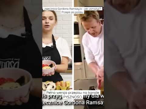 Jajecznica Gordona Ramsay’a - jak usmażyć? Przepis po polsku #shorts