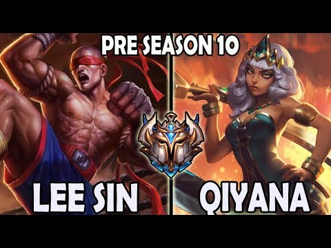 LEE SIN vs QIYANA Jungle [ SKT T1 Cuzz ] Lol Challenger Korea