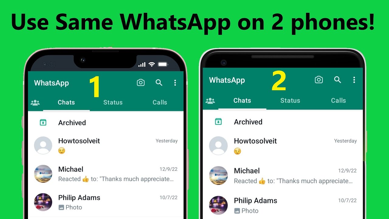 How to install WhatsApp on another phone with the same number?