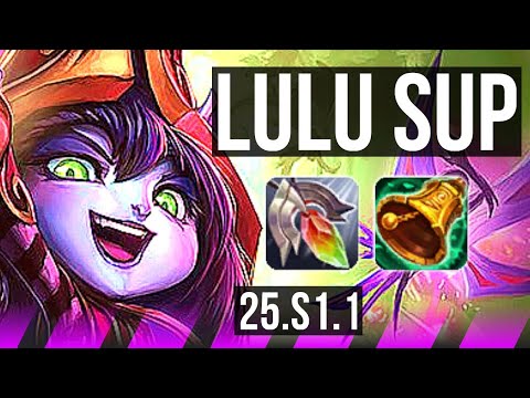 LULU & Zeri vs YUUMI & Sivir (SUP) | KR Master | 25.S1.1