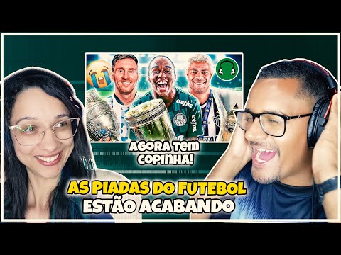 ♫ AS PIADAS DO FUTEBOL ESTÃO ACABANDO 😭 | Paródia Esqueça-me Se For Capaz - REACT EM CASAL