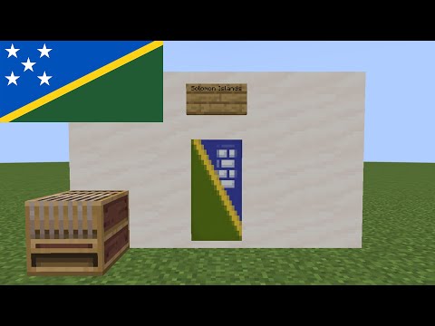 INSANE Minecraft Flag Build! (SOLOMON ISLAND)