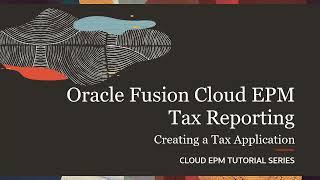 Creating a Tax Reporting Application