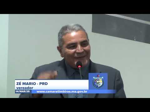  SESSÃO DIA 14/04/2025 – II PRONUNCIAMENTO DO VEREADOR ZÉ MÁRIO