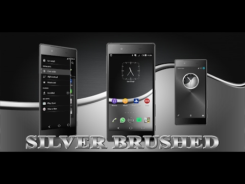 Silver Brushed for Xperia Video