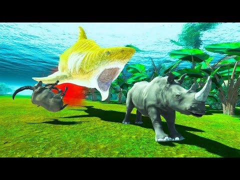 Run Away from Monsters of Sea - Animal Revolt Battle Simulator