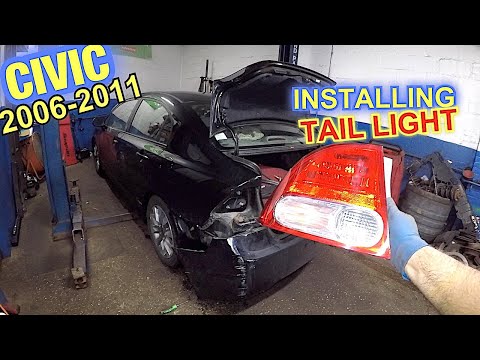 How to replace Broke Tail light on Honda Civic 2006 to 2011