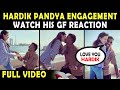 Watch Hardik Pandya Engagement Full Video Natasha Stankovic Reaction Pandya Girlfriend