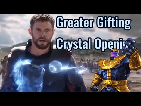 Mini Greater Gifting Crystal Opening! Bring Me Thanos!! | Marvel Contest of Champions