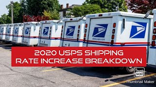 2020 USPS Shipping Rate Increase Breakdown