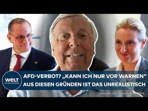Video Thumbnail: BOSBACH: Darum ist ein AfD-Verbot unrealistisch! "Kann ich nur vor warnen" - Erfahrungen mit NPD