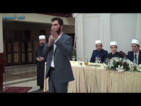 Fjalimi i Hoxhës Remzi Isaku gjat ceremonisë së Hifzit të Amir Isakut (Djalit të tij)