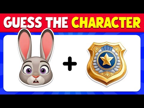 Guess ZOOTOPIA 2 Movie Characters by Emoji 🐰👮 Judy Hopps, Nick Wilde, Gary De'Snake