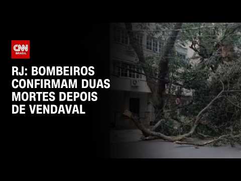 Vendaval no Rio de Janeiro: Bombeiros confirmam duas mortes após ventos | HORA H