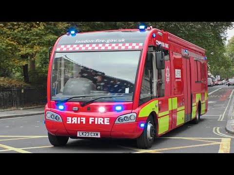 [LFB Command Support Unit] LONDON Emergency Responses - Fire Brigade, Police & Ambulances responding