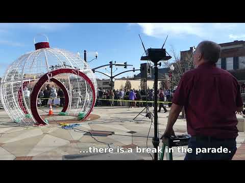 Basic sound system setup (PA) with wireless mics for a city Parade - Event Video 49