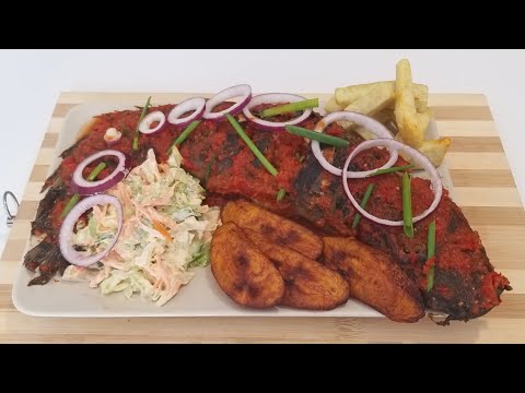 Delicious oven grilled catfish  (point and kill) | Delicioso pez gato al horno