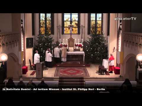 In Nativitate Domini Ad tertiam Missam 07 Evangelium - Traditional Latin Mass