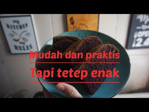 Membuat cake Ketan Hitam praktis tanpa ribet - Wanda Aninda #memasakmudah #memasakpraktis