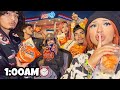 WE SNUCK OUT AT 1AM TO GET ONLY ORANGE SNACKS