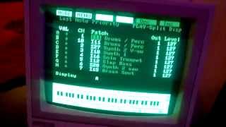 Video thumbnail for Vintage Sampler Roland S-550 Funky demo by Aly James