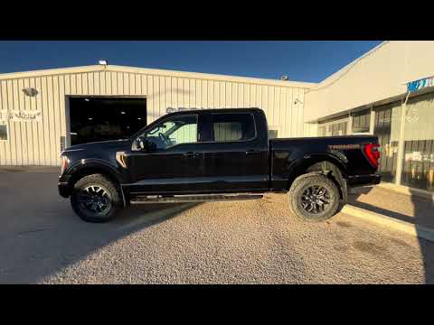 2023 Ford F-150 Tremor 4WD SuperCrew 5.5' Box in Black for sale at HomeField Ford in Raymond, AB