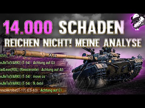 14,000 damage isn't enough! An analysis! [World of Tanks - Gameplay - German]