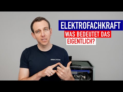 Was darf eine "Elektrofachkraft"? | EFK | Qualifikationen